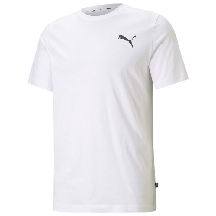 Tricou bărbătesc Puma Ess Small Logo Tee Puma White/Cat M (58666852)