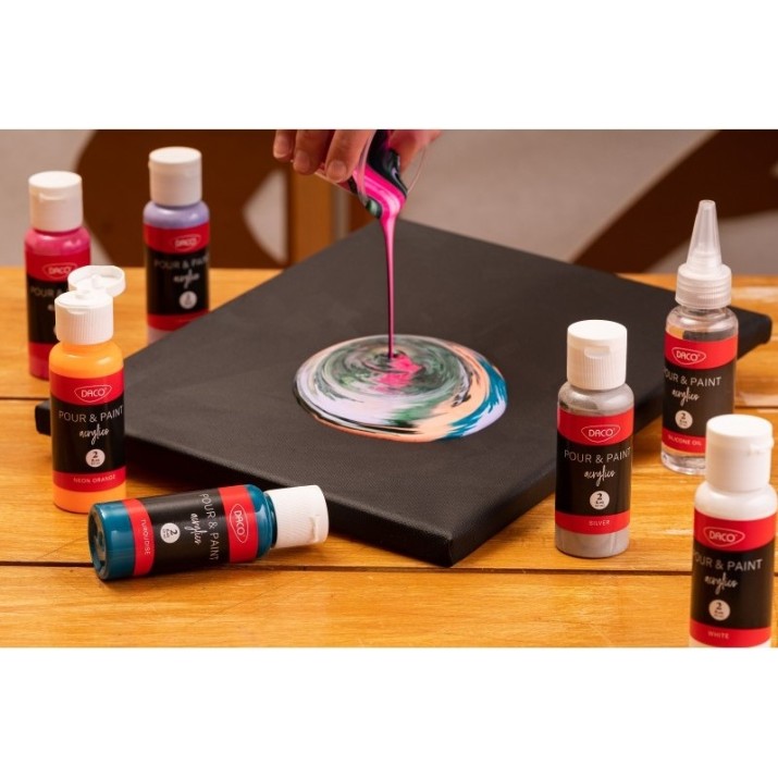 Vopsele de artă Daco Acrylic 20 Colors 60ml (CU324)