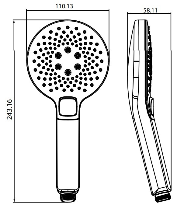 Set pentru duș Creavit SH119S