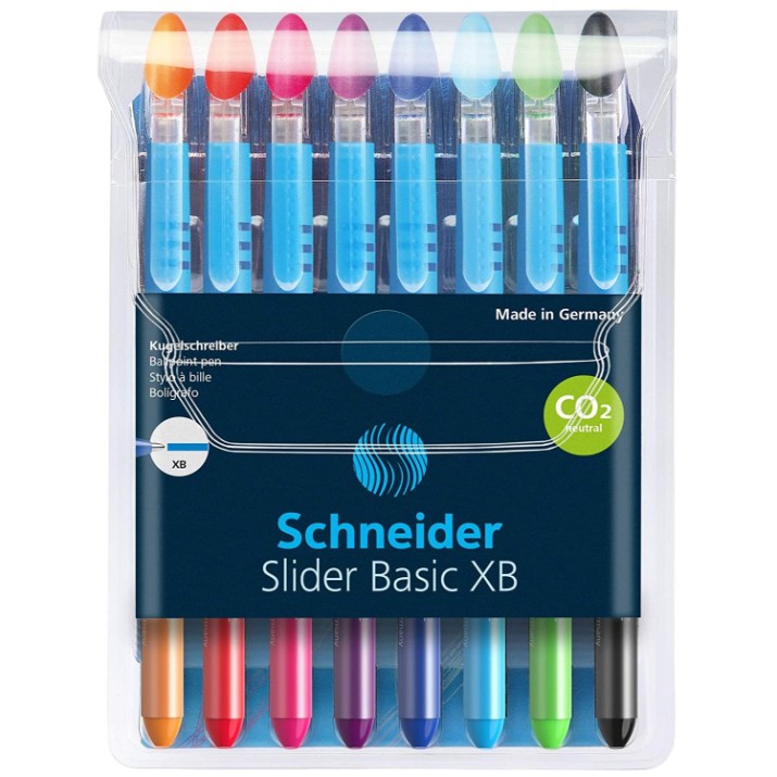 Set de pixuri Schneider Slider Basic 8pcs (151298)