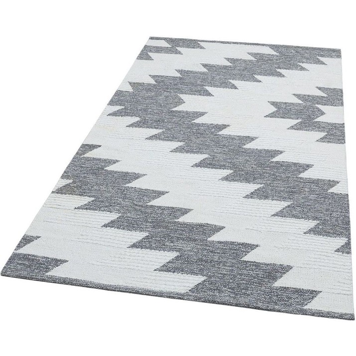 Ковёр Eko Hali Afro Kilim 02 Silver White 0.80x1.50m