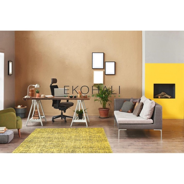 Ковёр Eko Hali  Capella CPL 03 Antrasit Yellow 1.60x2.30m