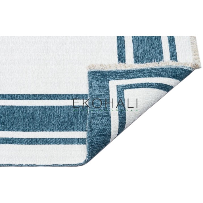 Covor Eko Hali Noa Kilim NK 06 Navy White 1.15x1.80m