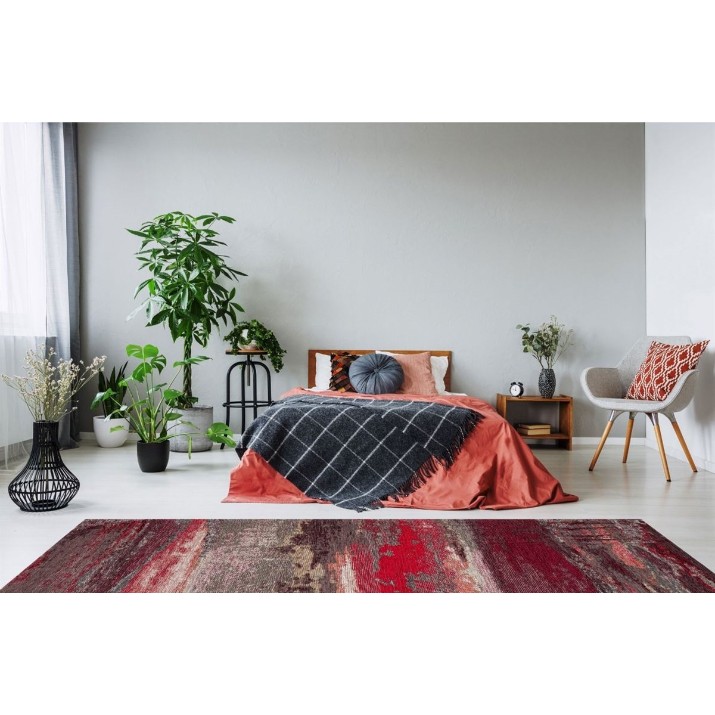 Ковёр Eko Hali Smart 12 Grey Red 1.60x2.30m