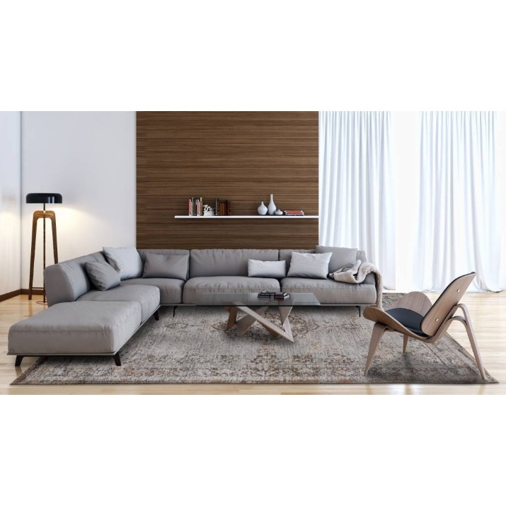Ковёр Louis de Poortere Fading World Grey Ebony 8257 2.30x3.30m