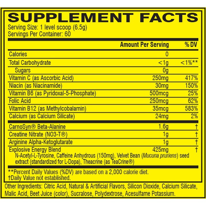 Complex pre-antrenament Cellucor C4 Original Green Apple 60 serv