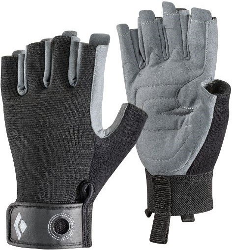 Перчатки для альпинизма Black Diamond Crag Half-Finger (801864) M Black