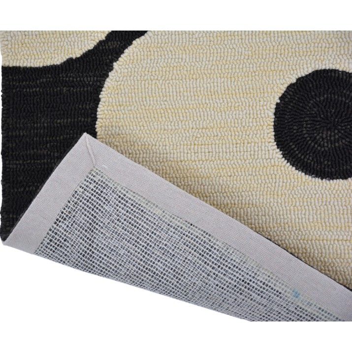 Covor Brink & Campman Orla Keily Outdoor Spot Flower Black 460805 2.50x3.50m