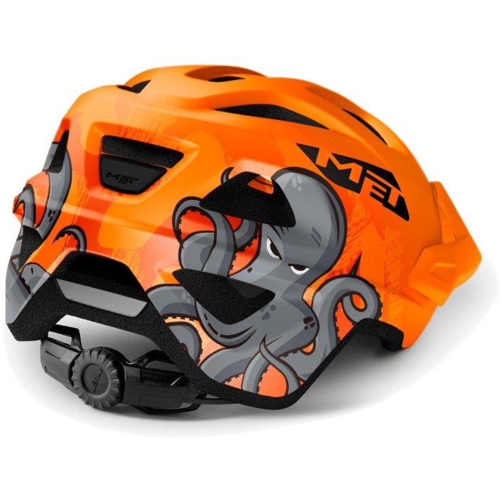 Cască Met Eldar Matt Orange Octopus
