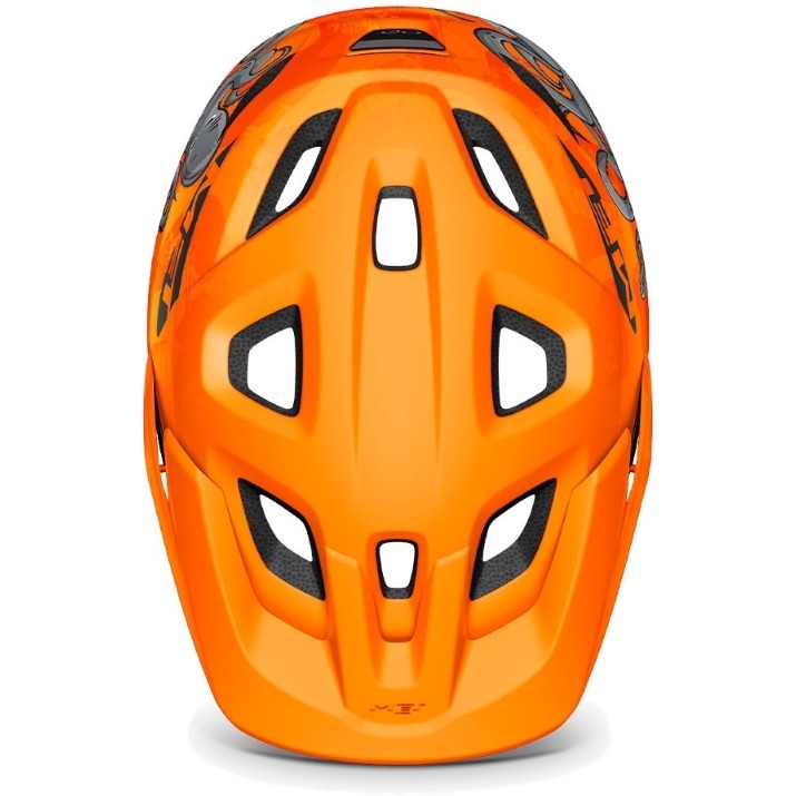 Cască Met Eldar Matt Orange Octopus