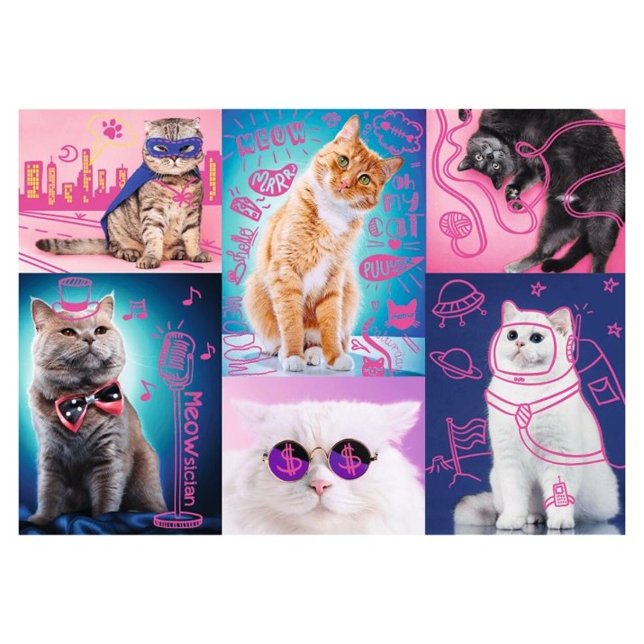 Пазл Trefl Super Cats (10581)