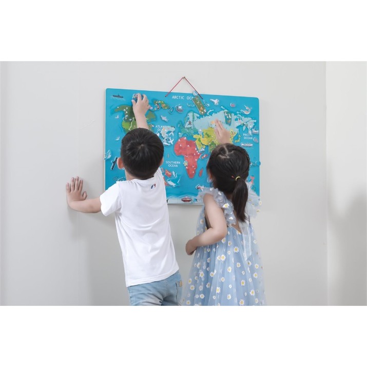 Tablă pentru desen Viga World Map (44508)