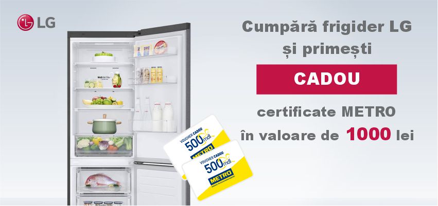 Cadouri la frigidere LG