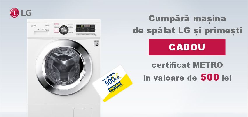 Cadouri la mașini de spălat LG