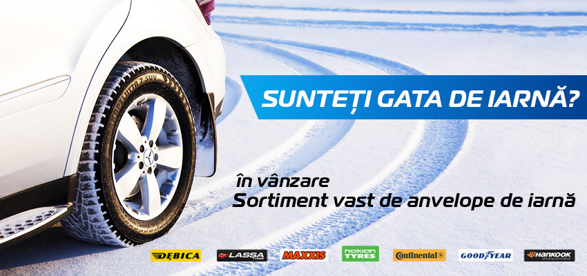 Sortiment vast de anvelope de iarnă pentru mașina ta.