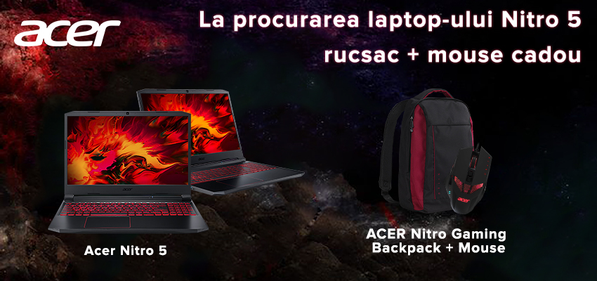 Rucsac + mouse cadou!