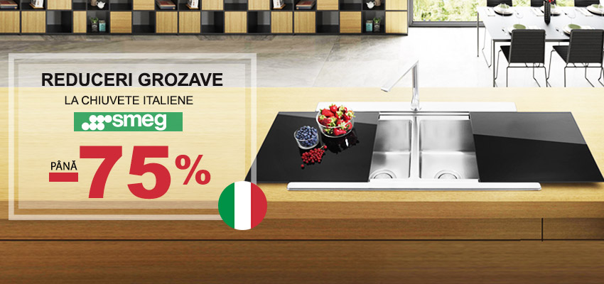 Reduceri grozave la chiuvete italiene.