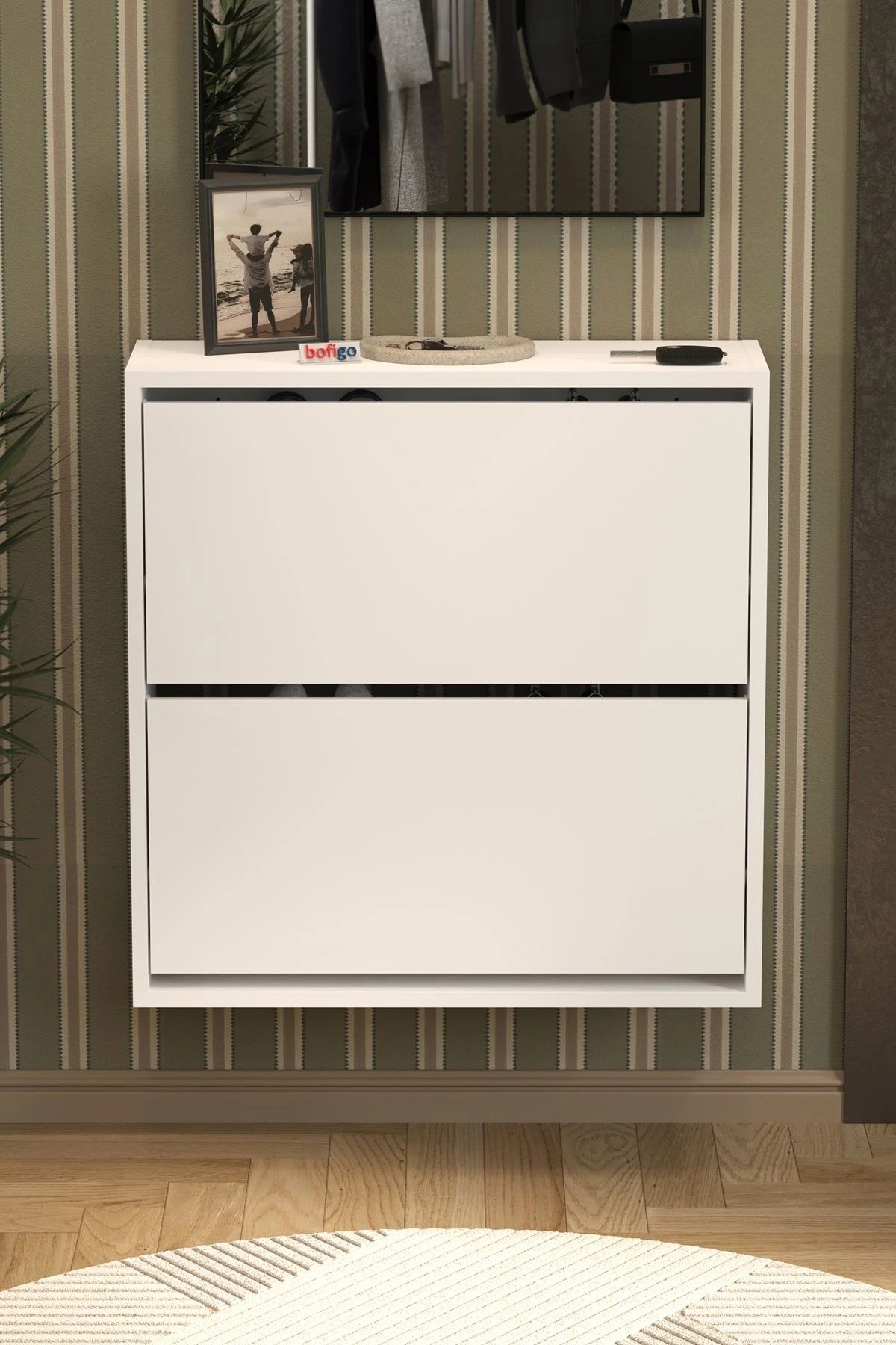 Обувница Bofigo 18-02-01 White