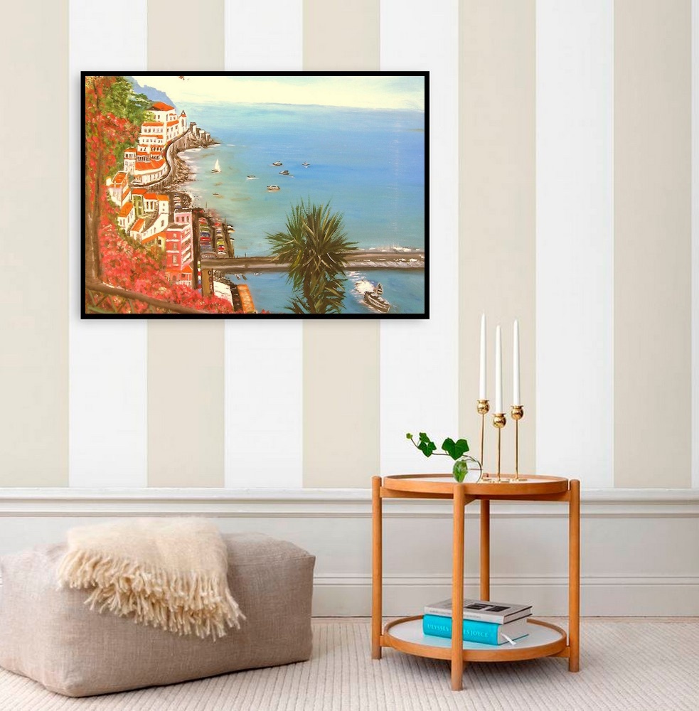 Pictură ArtShop Beautiful Embankment 75x50cm (PAI110-M) – cumpără în ...