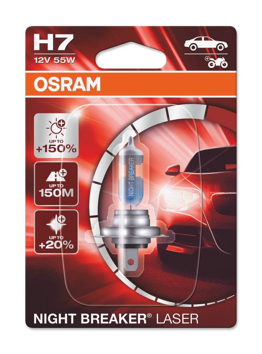 Лампа автомобильная h7 osram