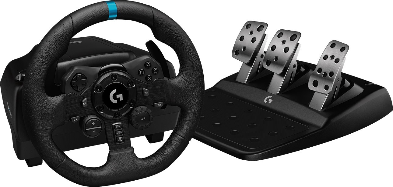 Игровой руль Logitech Driving Force Racing G923 - купить по цене 8 249 ...