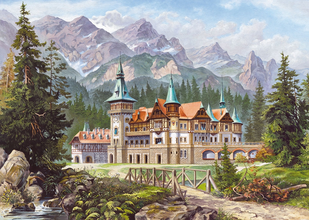 Puzzle Castorland 3000 Castle at the Foot of the Mountains (C-300099)