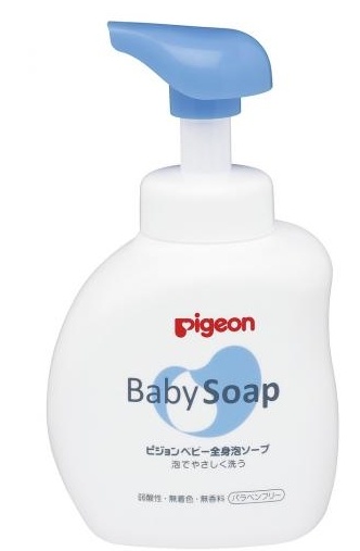 Детское мыло Pigeon Baby Soap without Smell with Ceramides 500ml