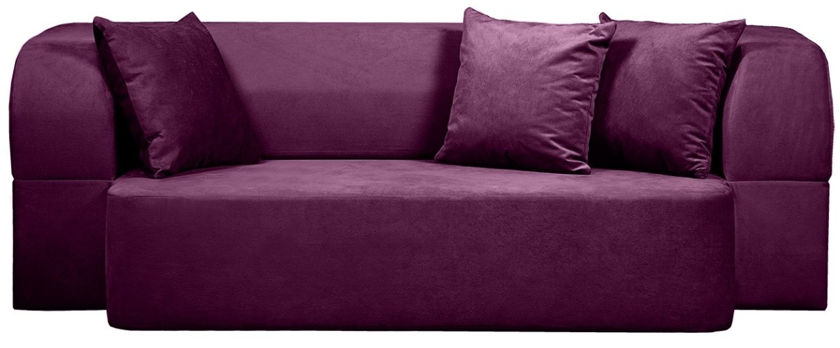 Canapea fără ramă Edka Meteor 200x140x32 M10 Violet inchis