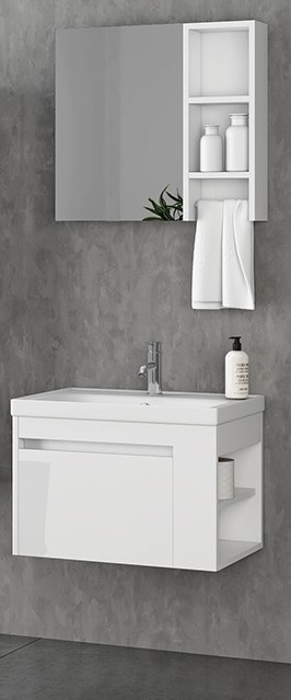 Комплект мебели для ванной Nplus Siena 65 White