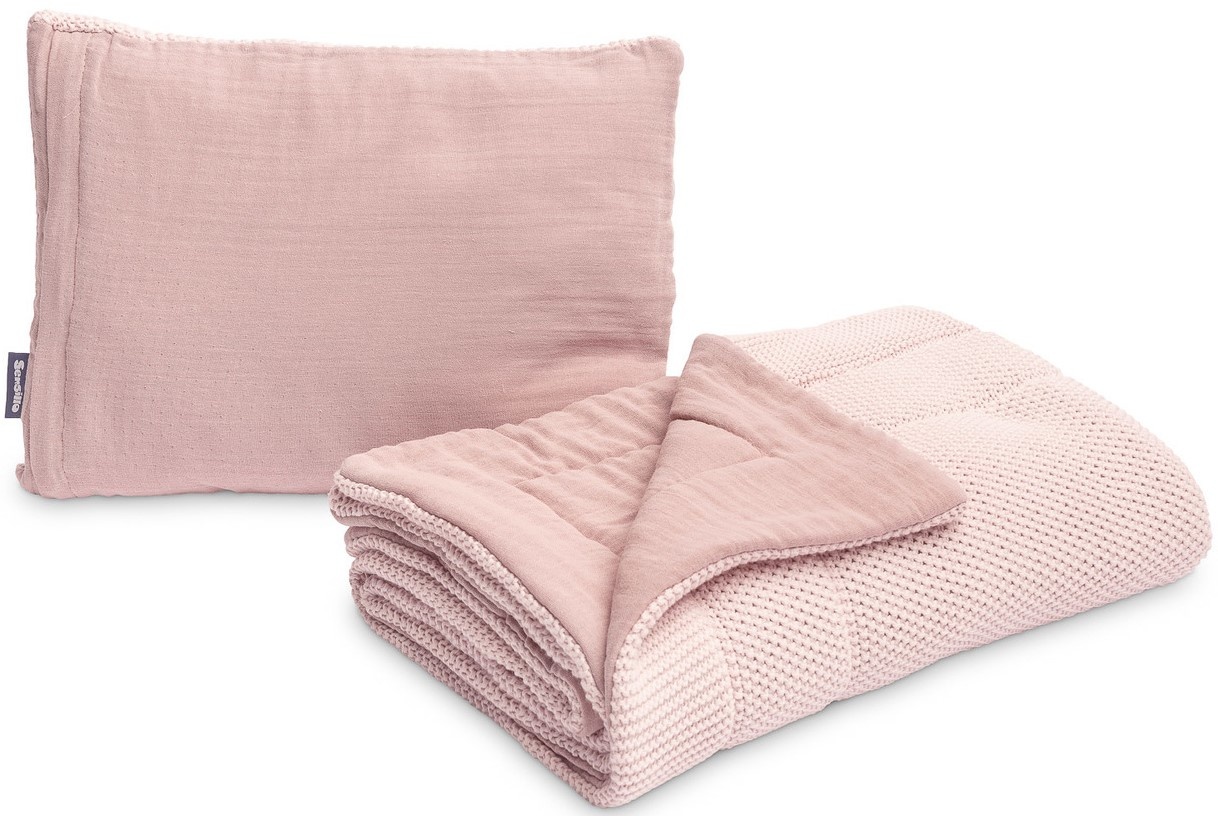 Комплект подушка и одеяло Sensillo Pink (42161)