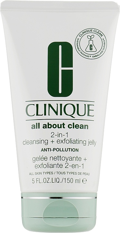 Gel demachiant Clinique All About Clean 2in1 Cleasing + Exfoliating Jelly 150ml