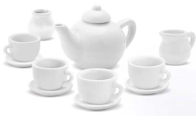 Набор для раскрашивания гипсовой посуды ChiToys Ceramic Tea Sets (868-E32)