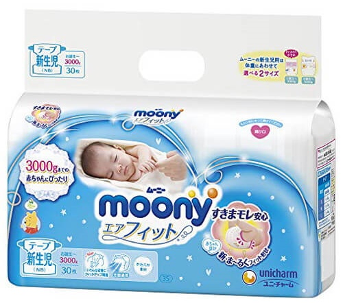 Подгузники Moony Diapers Pre-NewBorn 30pcs