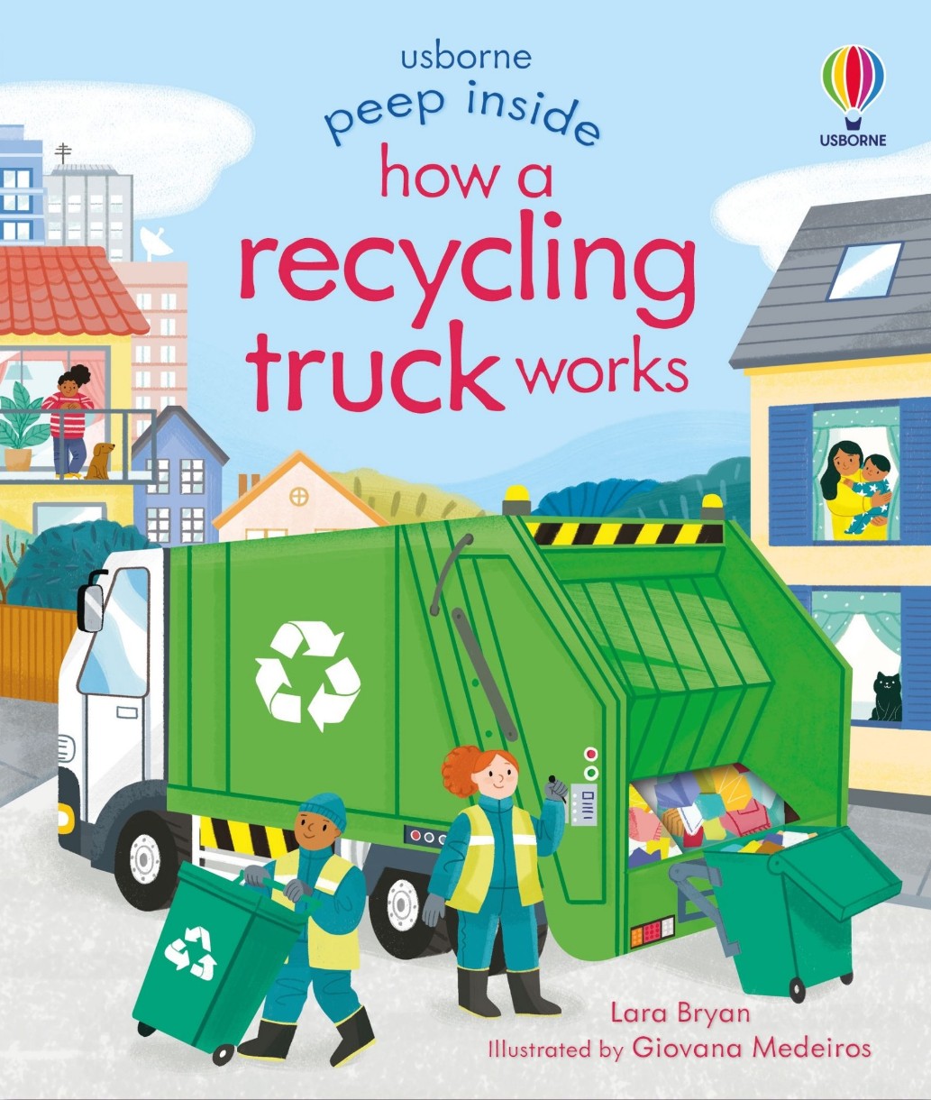 Книга Peep Inside How a Recycling Truck Works (9781474986083)