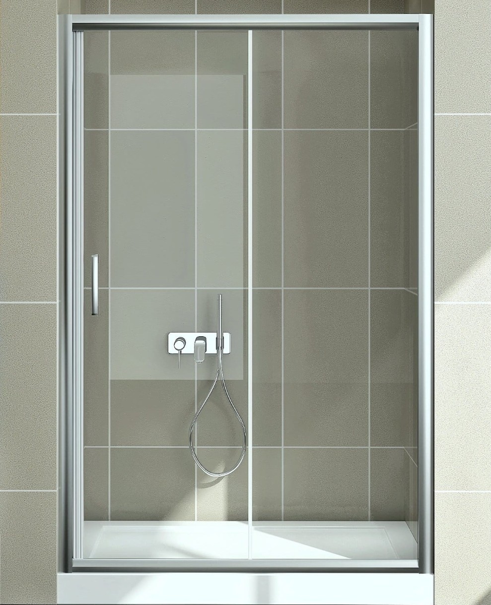 Ușă de duș Manopera Elegant EG210 (100x190) Transparenta Satin