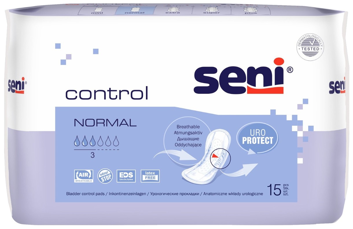 Урологические прокладки Seni Control Normal 15pcs