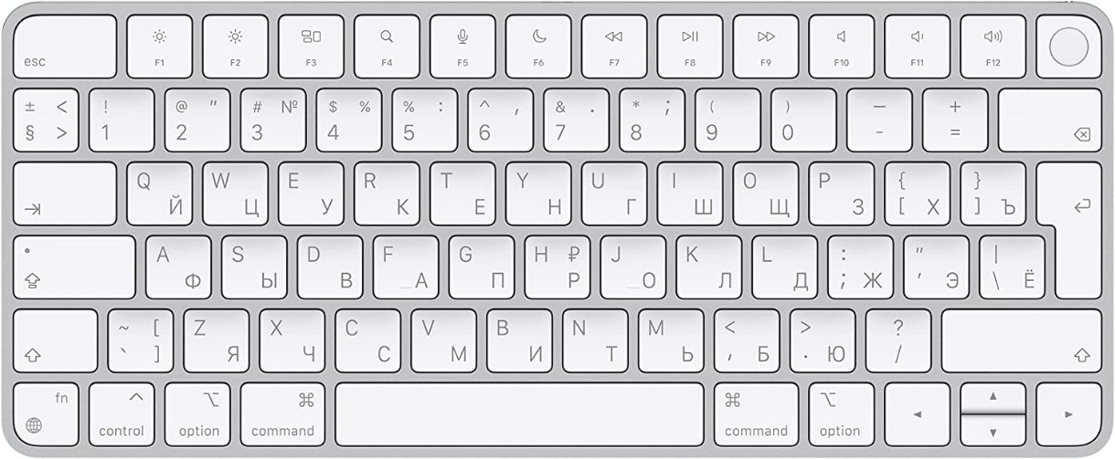 Клавиатура Apple Magic Keyboard with Touch ID Russian (ZKMK293RSA)