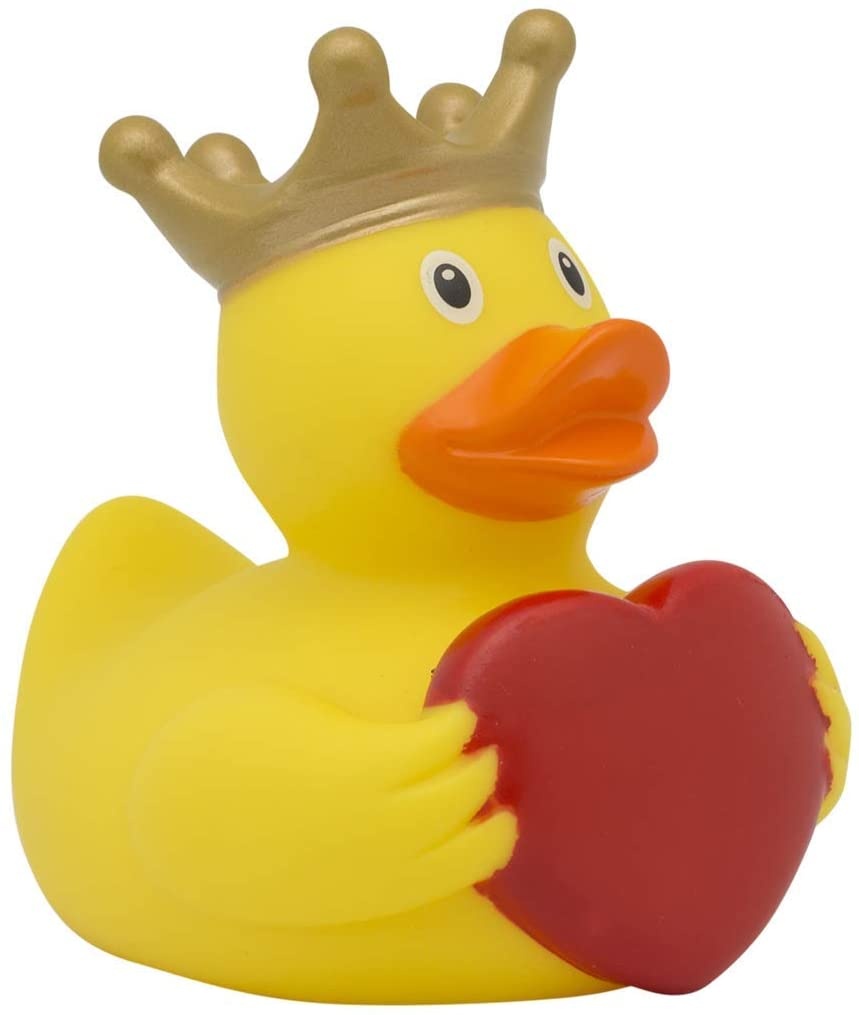 Игрушка для купания Lilalu Duck with Greeting Heart (2133)