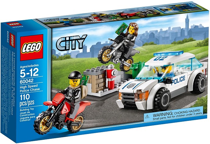 Конструктор Lego City: High Speed Police Chase (60042)