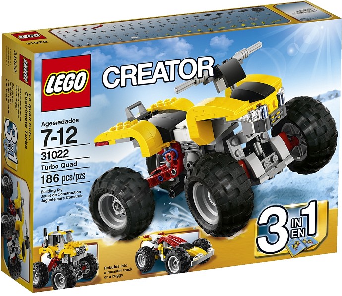 Set de construcție Lego Creator: Turbo Quad (31022)