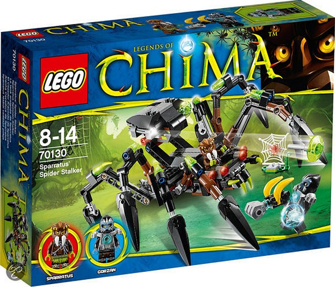 Set de construcție Lego Legends of Chima: Sparratus Spider Stalker (70130)