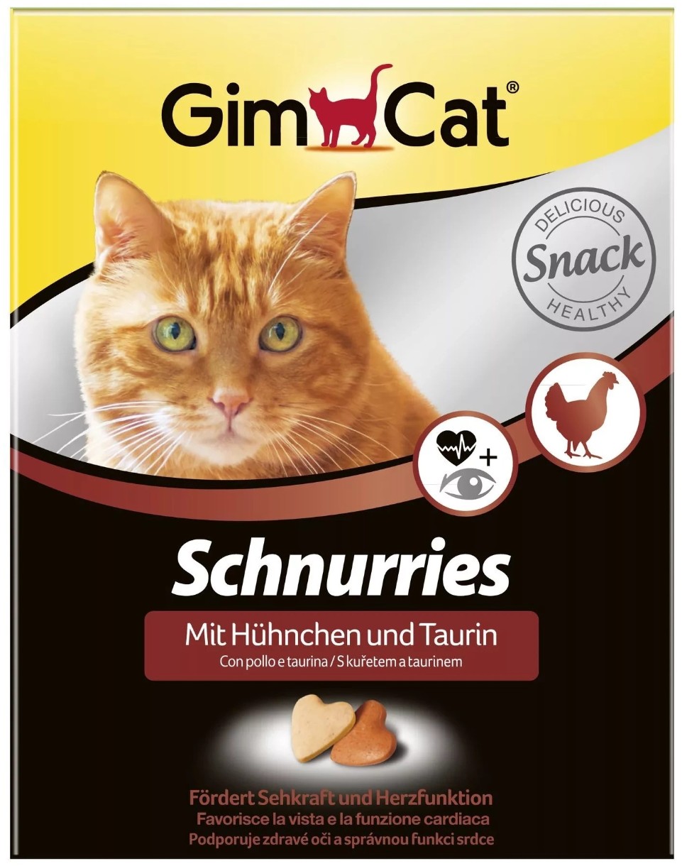 Snackuri pentru pisici GimCat Schurries Chichen 650pcs