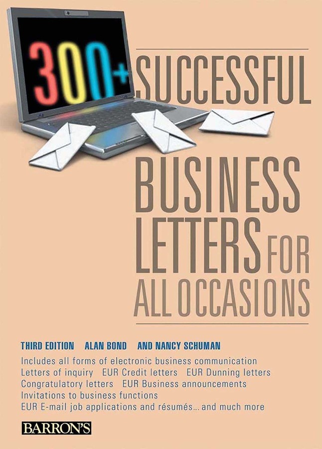 Cartea 300+ Successful Business Letters for All Occasions Bond (9780764143199)