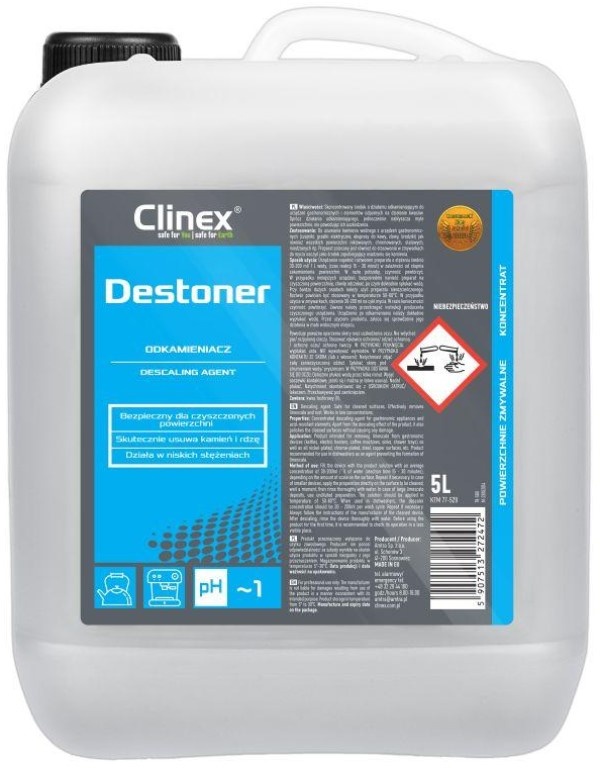 Средство для удаления накипи Clinex Destoner 5L