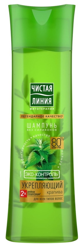 Șampon pentru păr Чистая Линия Urzică 400ml