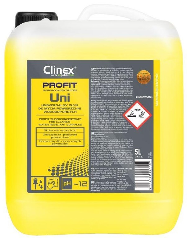 Produs profesional de curățenie Clinex Profit Uni 5L