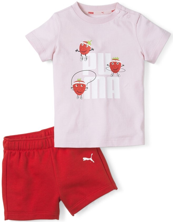 Костюм для малышей Puma Fruitmates Infants Set Chalk Pink/High Risk Red 86