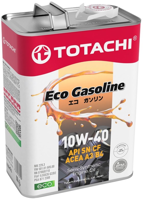Моторное масло Totachi Eco Gasoline SN/CF 10W-40 4L