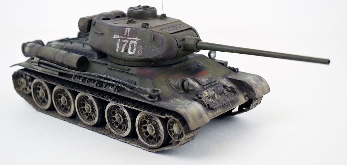 Конструктор Zvezda Советский средний танк Т-34/85 (3687)