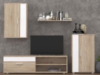 Living Mirjan24 Chione/Barato Mini Sonoma Oak/White
